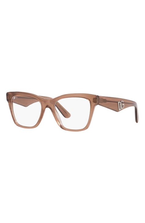 Dolce&Gabbana 51mm Square Optical Glasses 